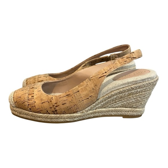 Cole Haan Women's 8.5 Slip On Slingback Espadrille Wedge Pumps Grandfoam - Picture 5 of 9